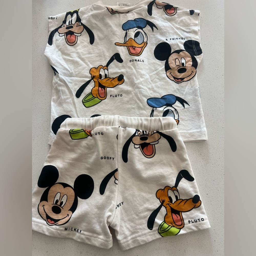 Zara X Mickey Mouse Set